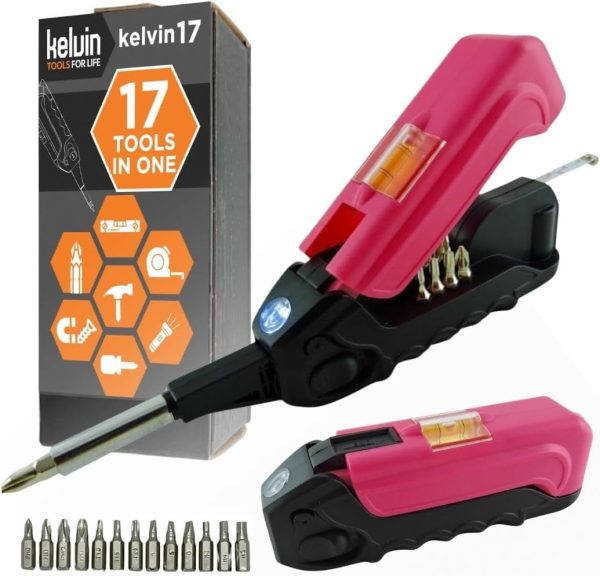 17 Tools In 1 Gadgets Screwdriver Set, All In One Everyday Multi Tools (12 Screwdriver), Multi-tip, Compact & Universal - Image 4